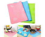 Non-stick Silicone Baking Mat Large Size With Measurements Heat Resistant Cookie Sheet Oven Liner 40*50cm (multi Color)